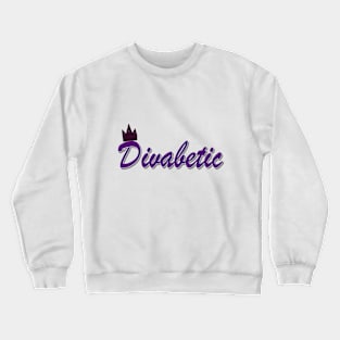 Divabetic Purple Crewneck Sweatshirt